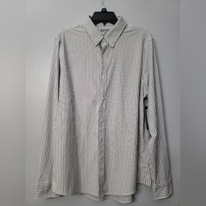 Rhone  Commuter  Shirt  In Khaki Stripe